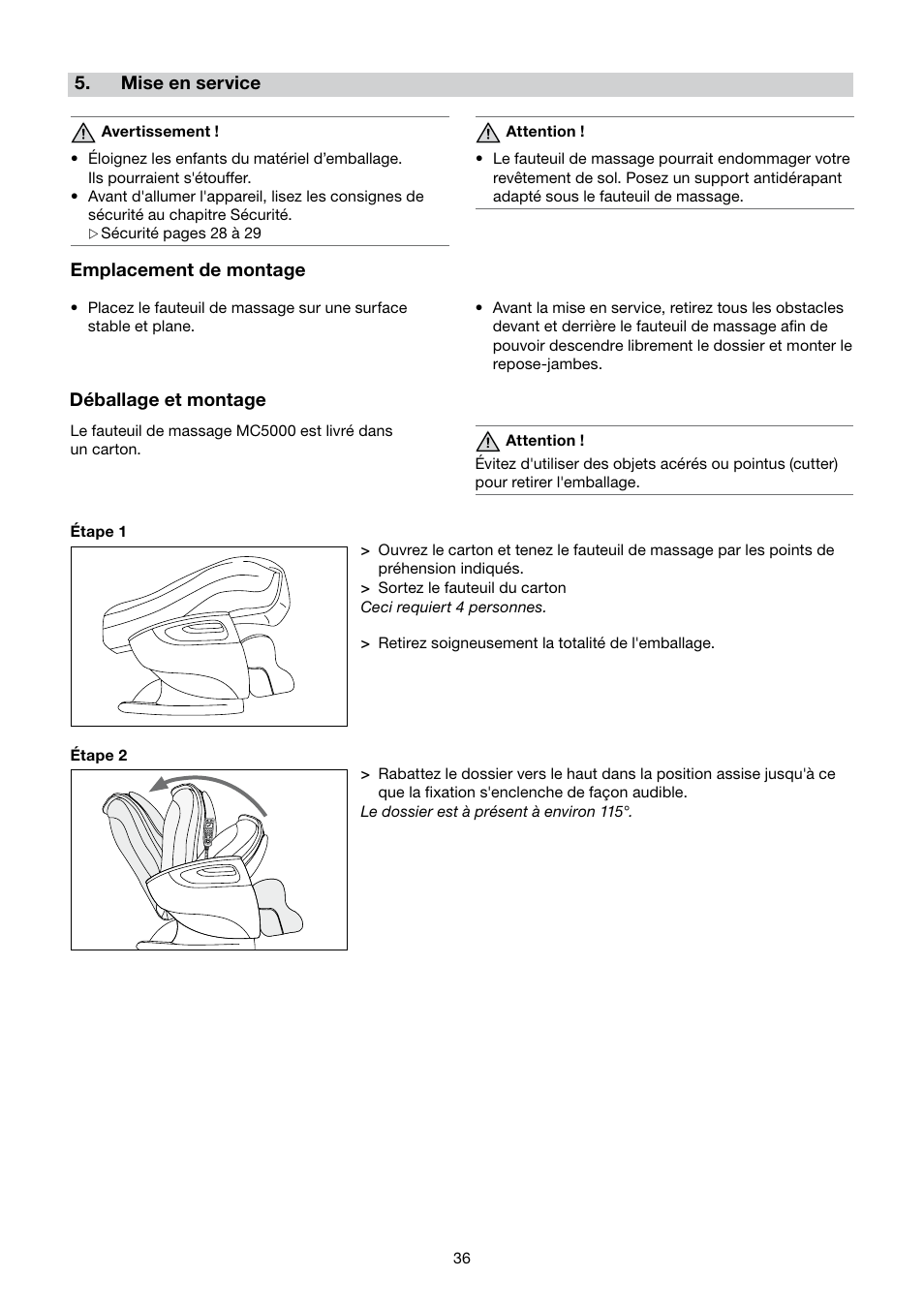 Beurer MC 5000 User Manual | Page 36 / 108