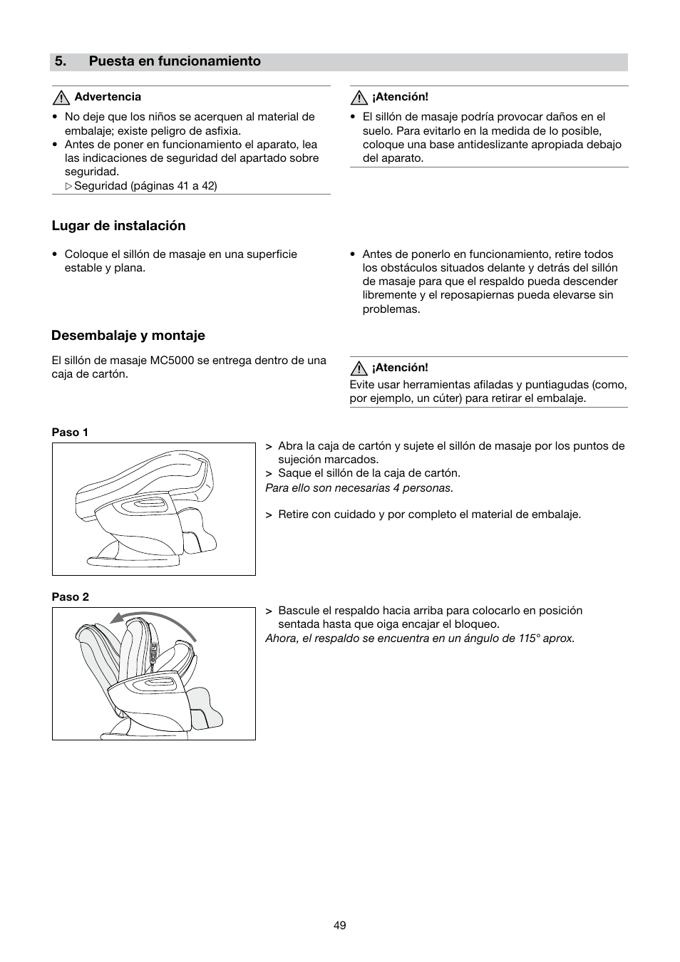 Beurer MC 5000 User Manual | Page 49 / 108