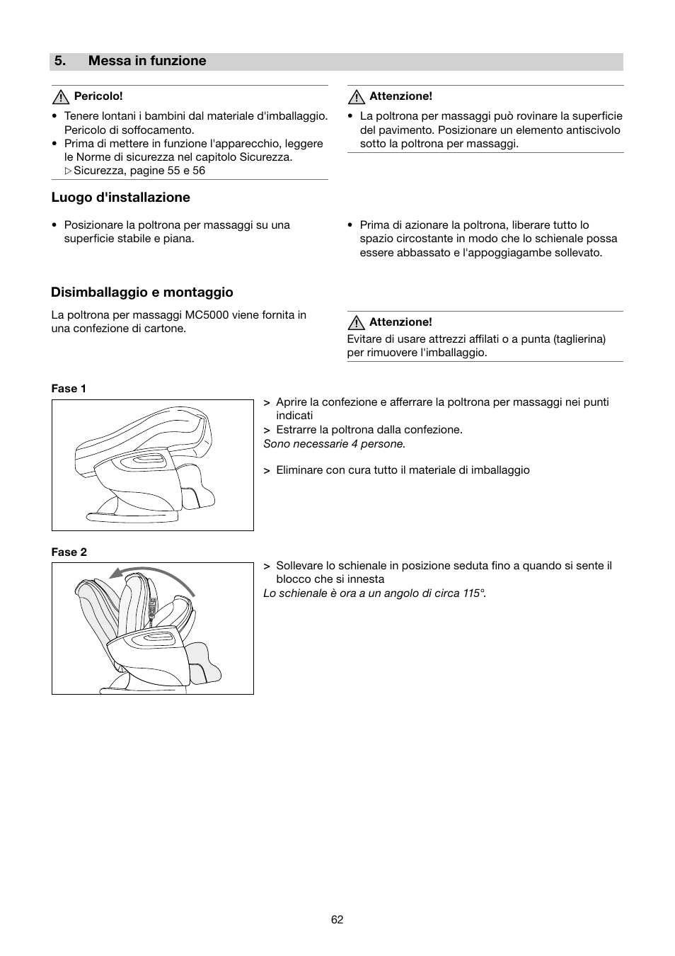 Beurer MC 5000 User Manual | Page 62 / 108