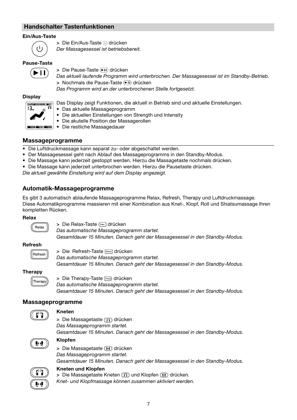 Beurer MC 5000 User Manual | Page 7 / 108