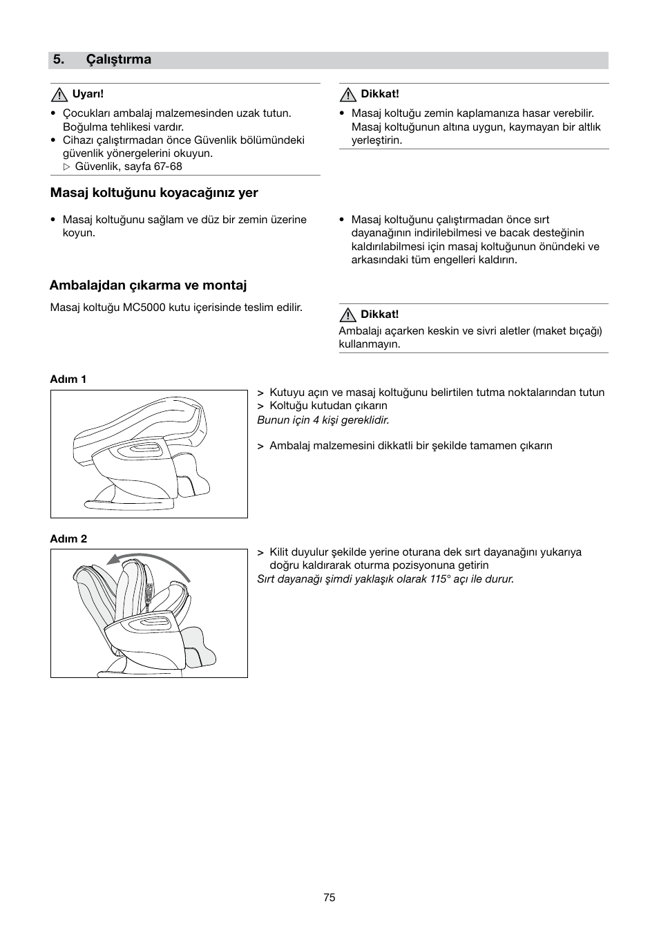 Beurer MC 5000 User Manual | Page 75 / 108