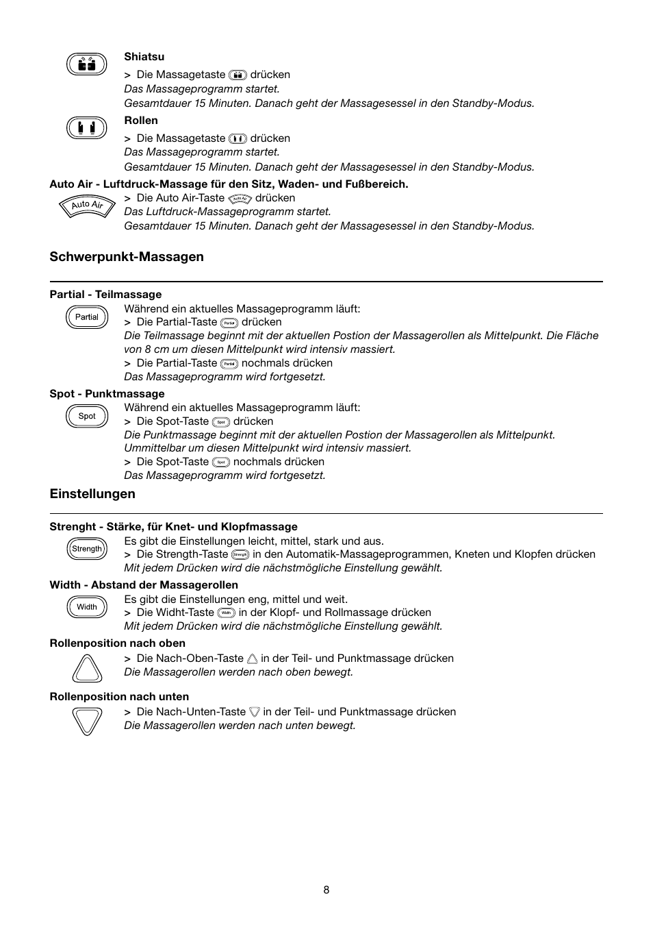 Beurer MC 5000 User Manual | Page 8 / 108