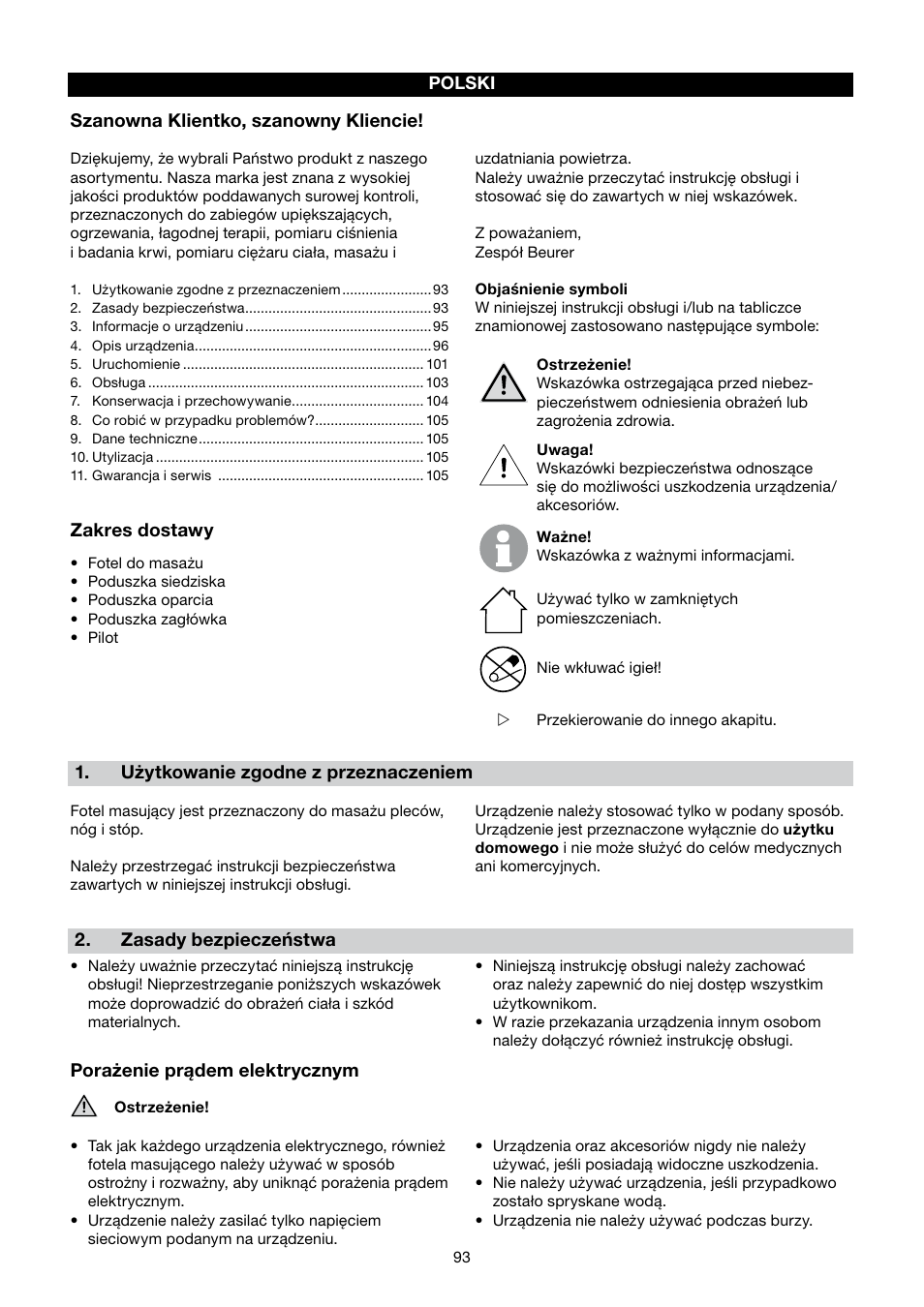 Beurer MC 5000 User Manual | Page 93 / 108