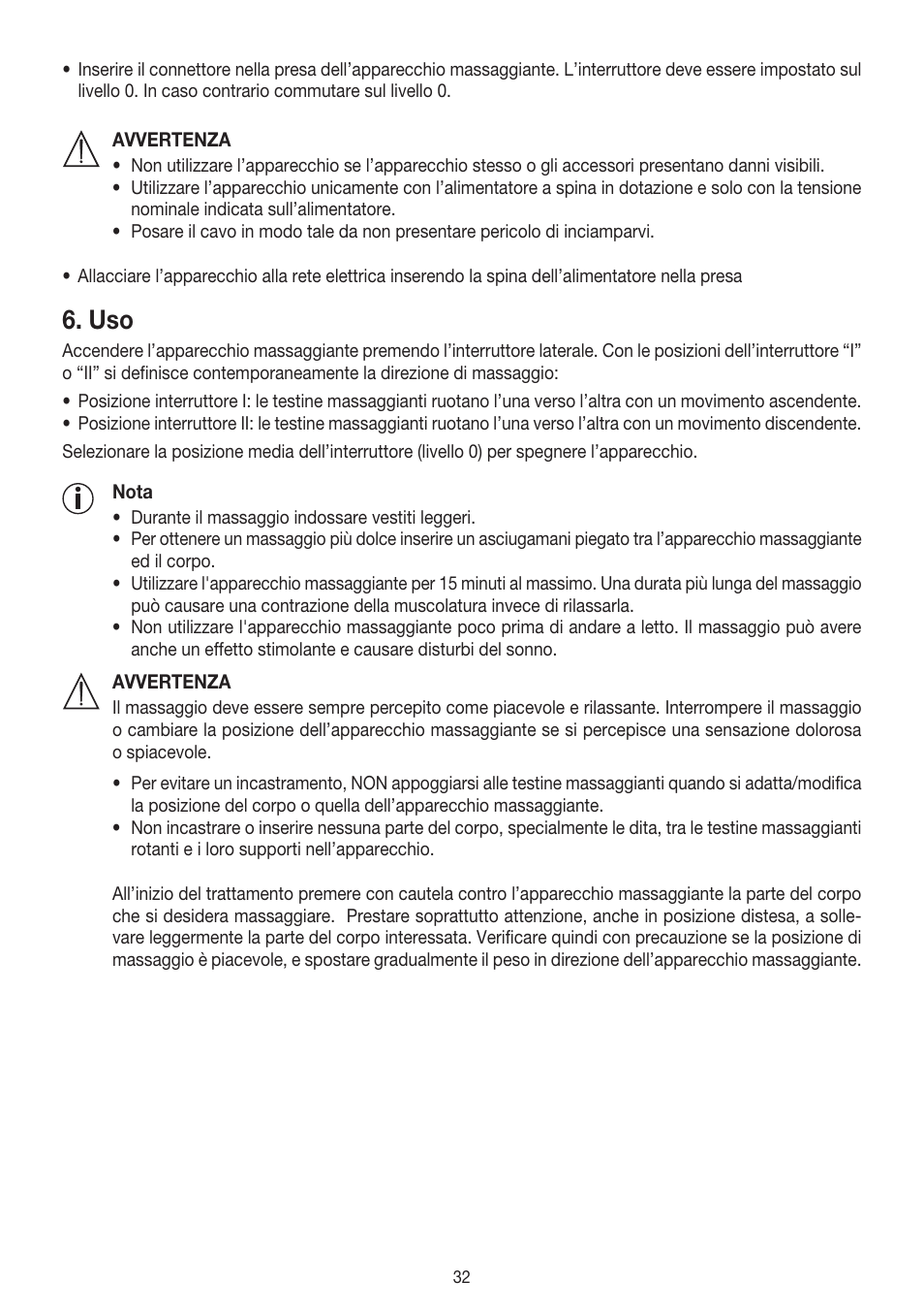 Beurer MG 140 User Manual | Page 32 / 56