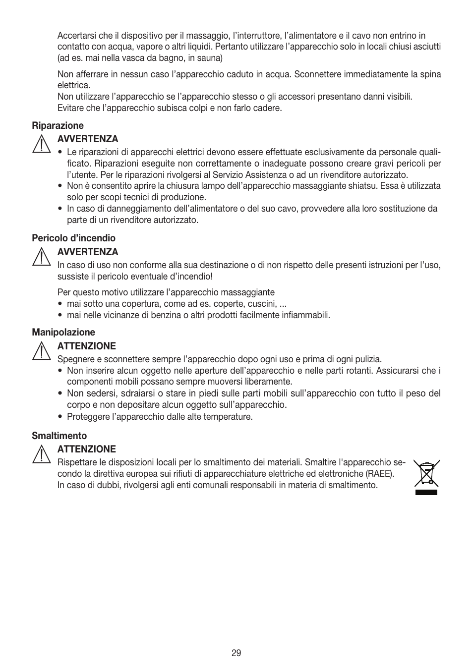 Beurer MG 147 User Manual | Page 29 / 52