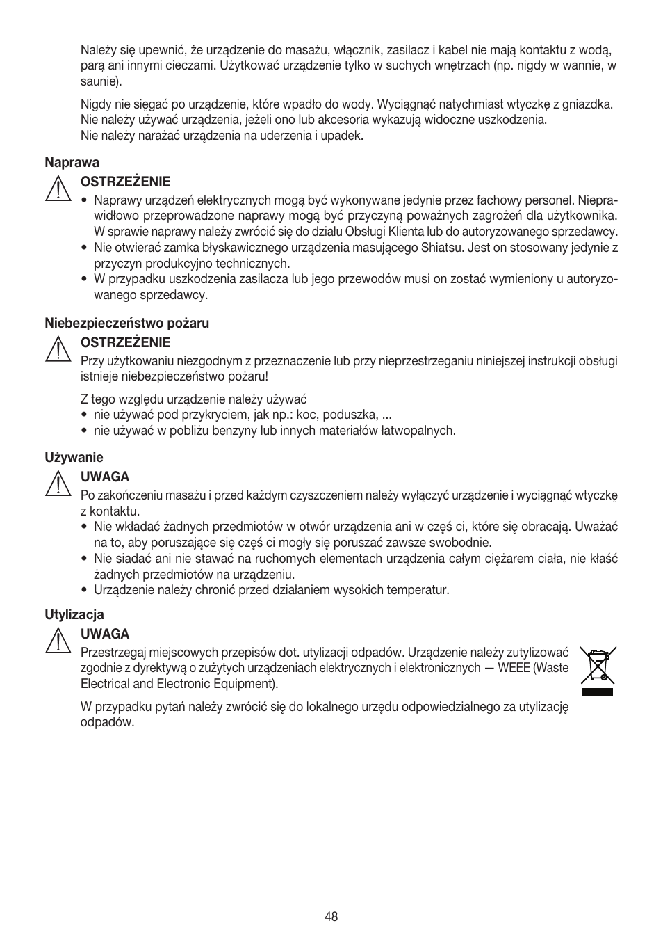 Beurer MG 147 User Manual | Page 48 / 52