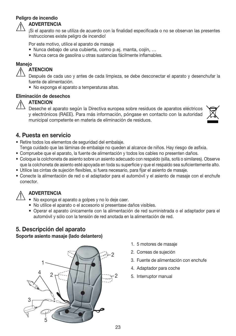 Beurer MG 155 User Manual | Page 23 / 52