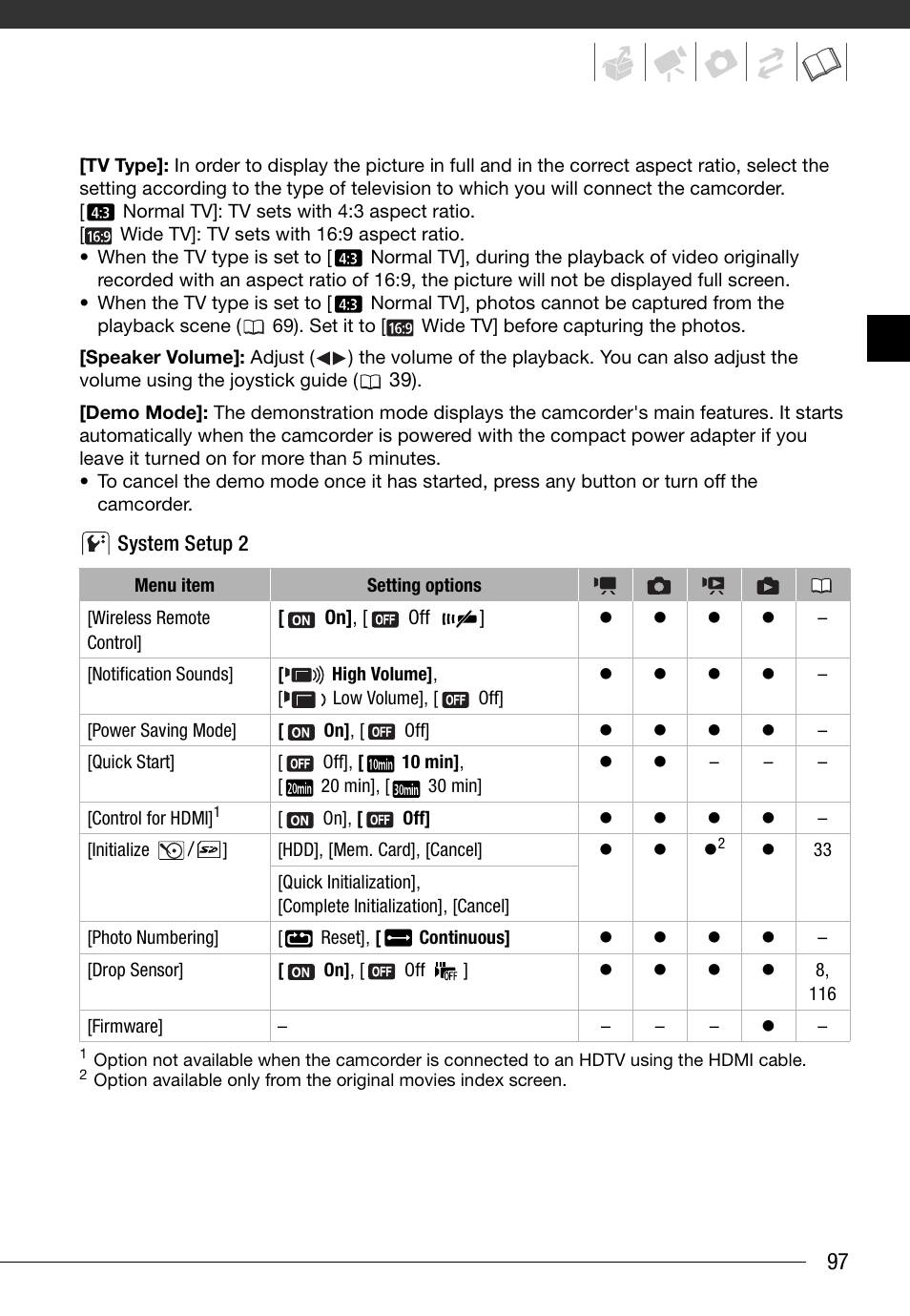 Canon HD Camcorder VIXIA HG20 User Manual | Page 97 / 135