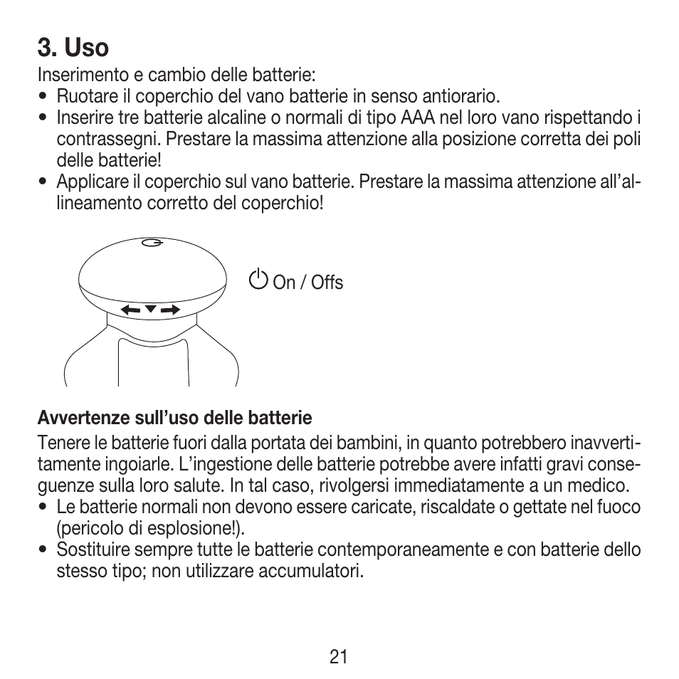 Beurer MG 18 User Manual | Page 21 / 36