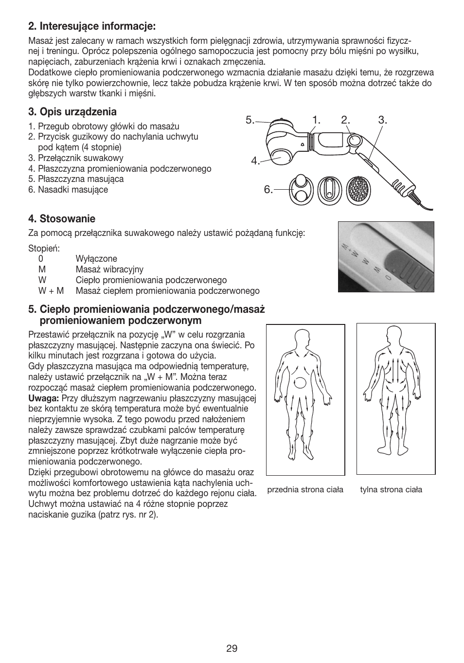 Beurer MG 40 (Typ BF 50) User Manual | Page 29 / 44