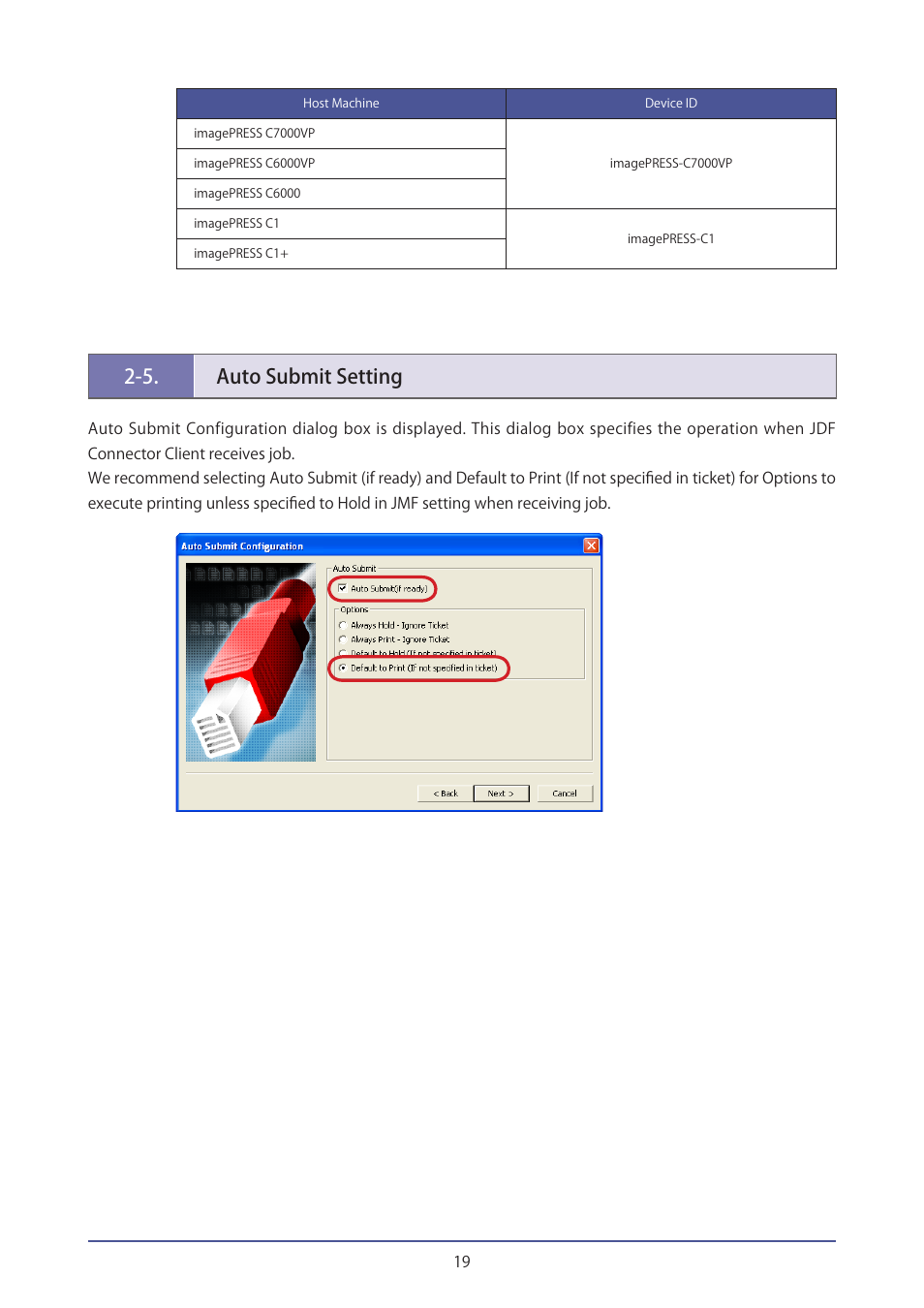 5.auto submit setting, 5. auto submit setting, 5. auto.submit.setting | Canon IMAGEPRESS C7000VP User Manual | Page 19 / 38