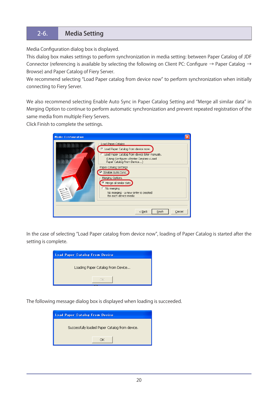 6.media setting, 6. media setting | Canon IMAGEPRESS C7000VP User Manual | Page 20 / 38