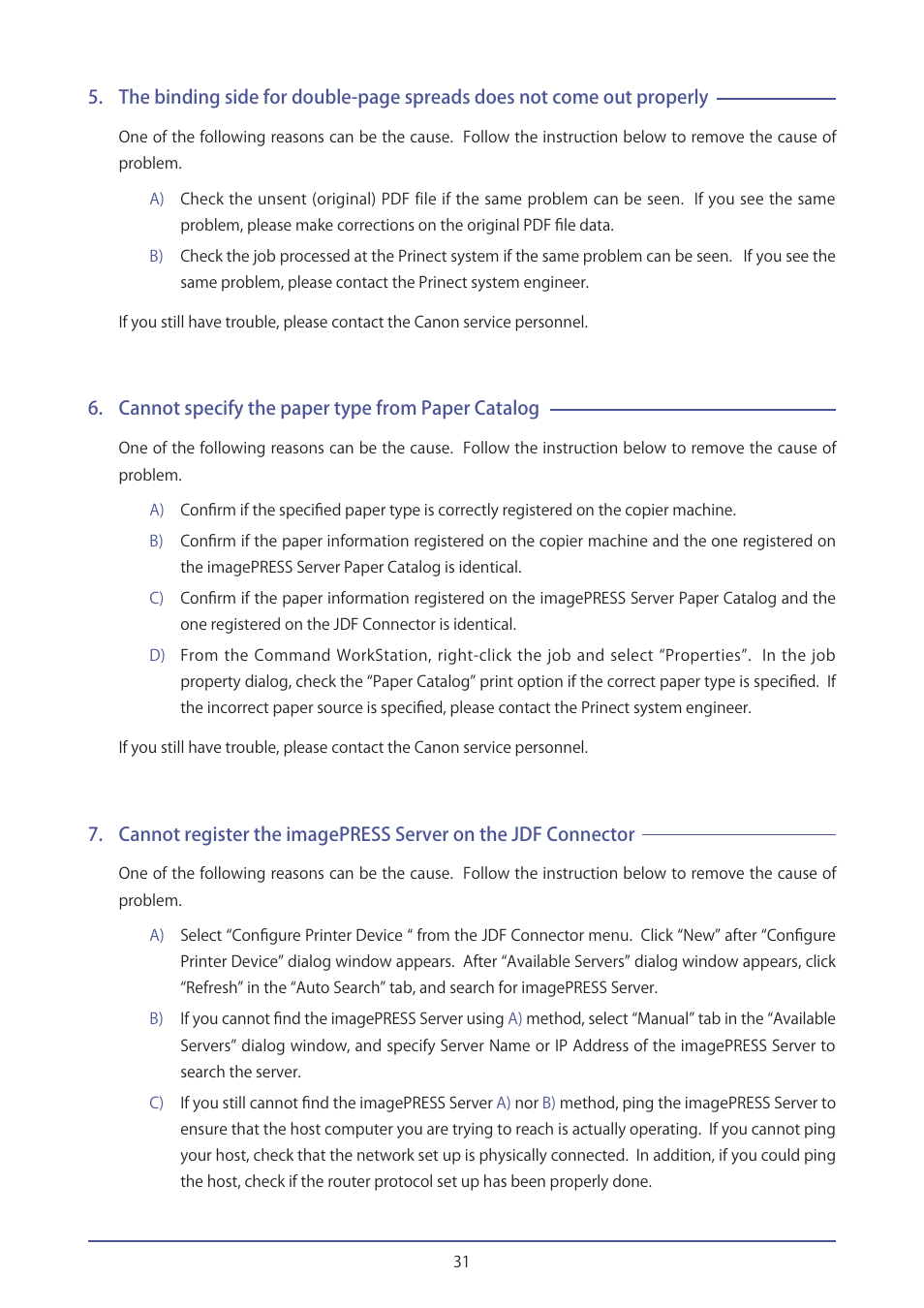 Canon IMAGEPRESS C7000VP User Manual | Page 31 / 38