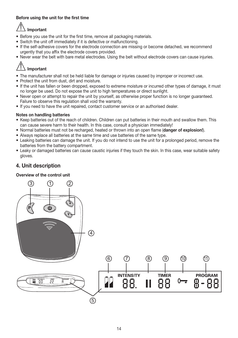 Beurer EM 38 User Manual | Page 14 / 74