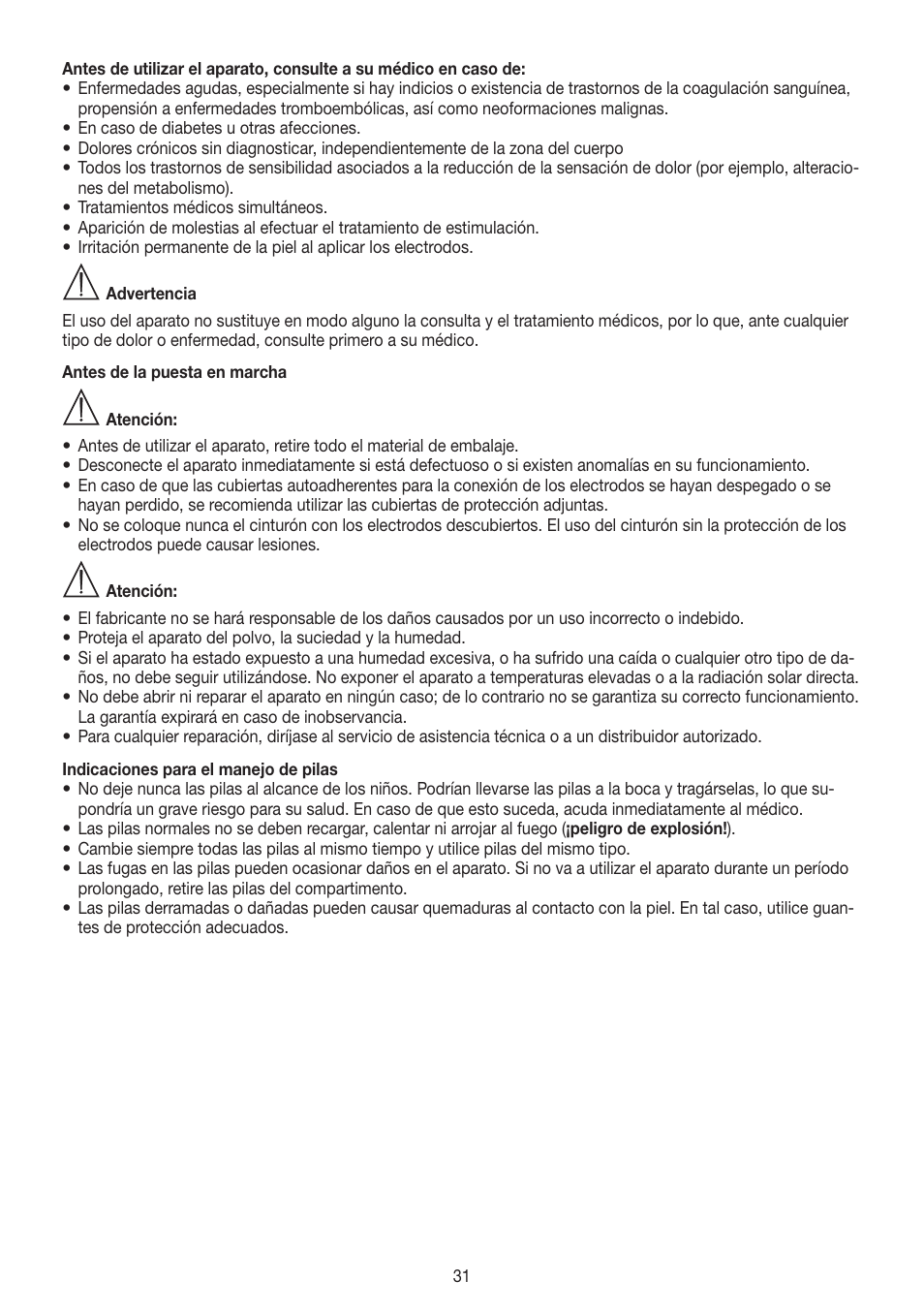 Beurer EM 38 User Manual | Page 31 / 74