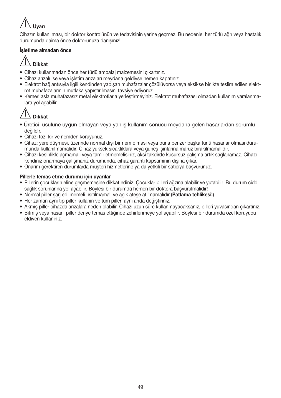 Beurer EM 38 User Manual | Page 49 / 74