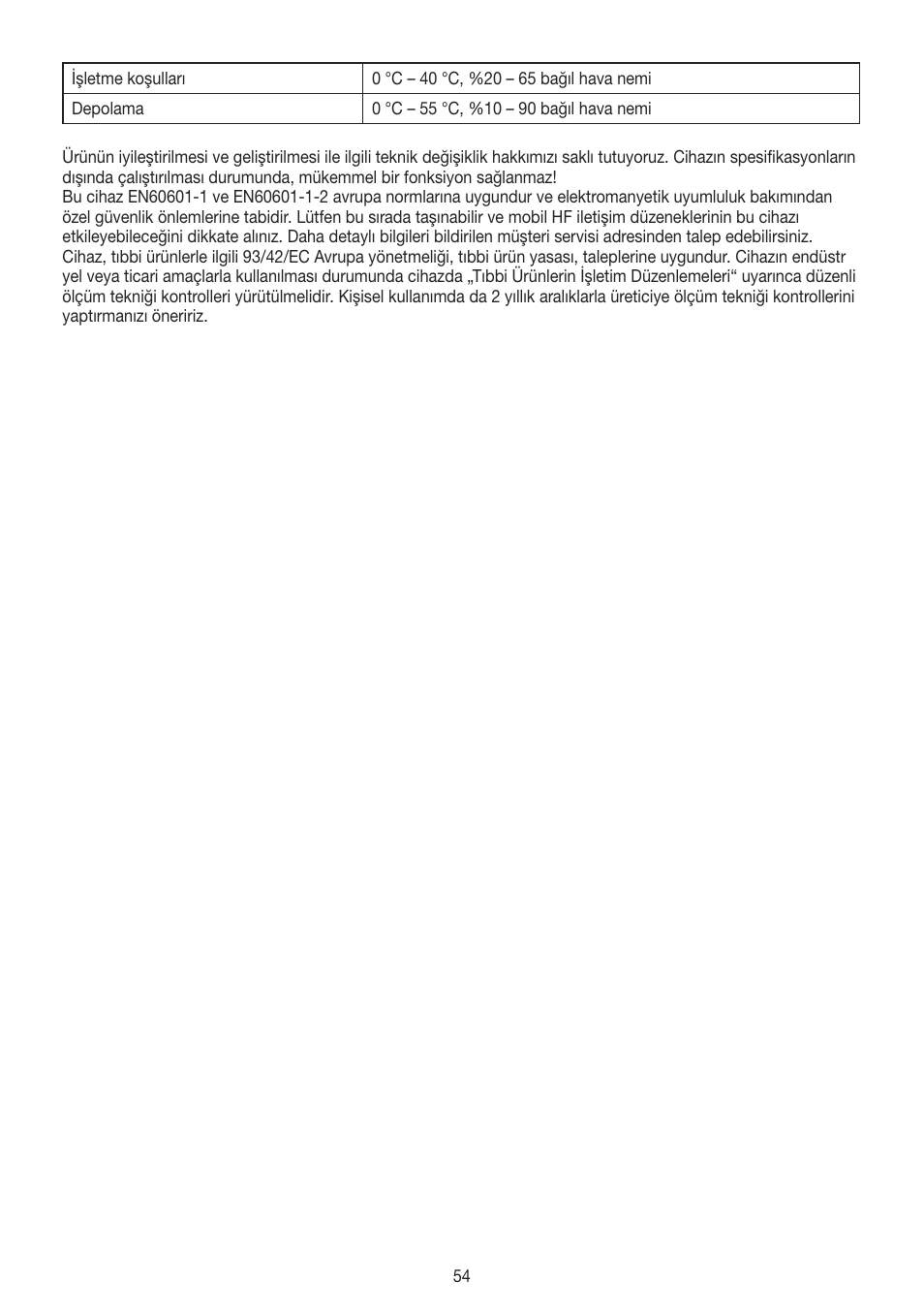 Beurer EM 38 User Manual | Page 54 / 74