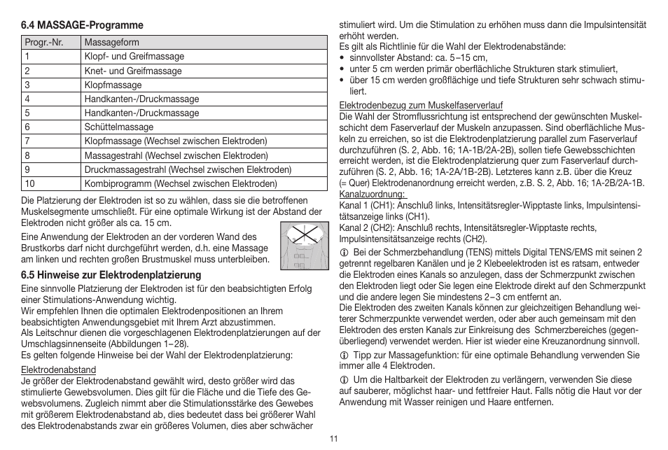Beurer EM 41 User Manual | Page 11 / 112
