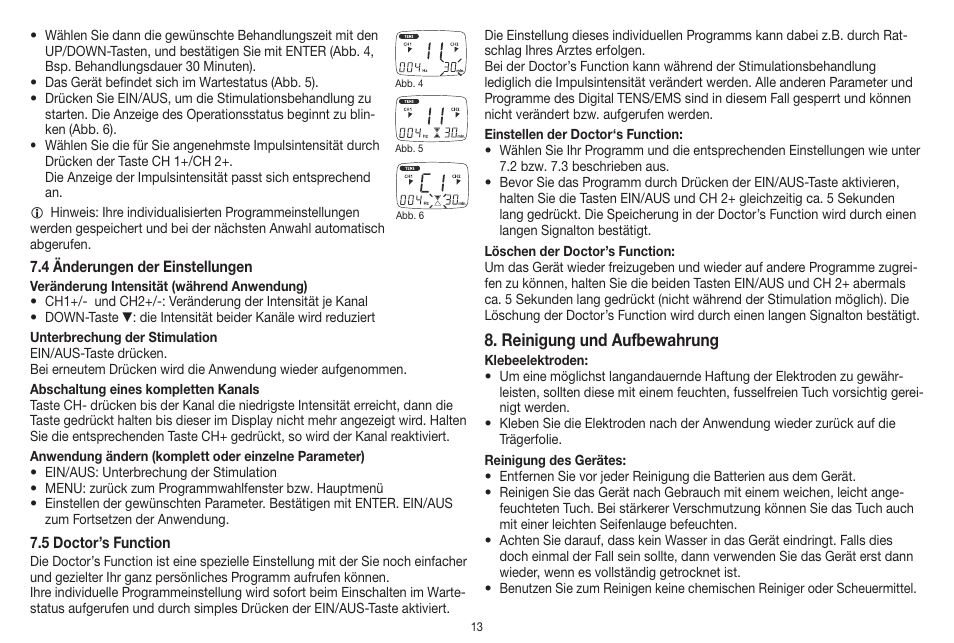 Beurer EM 41 User Manual | Page 13 / 112