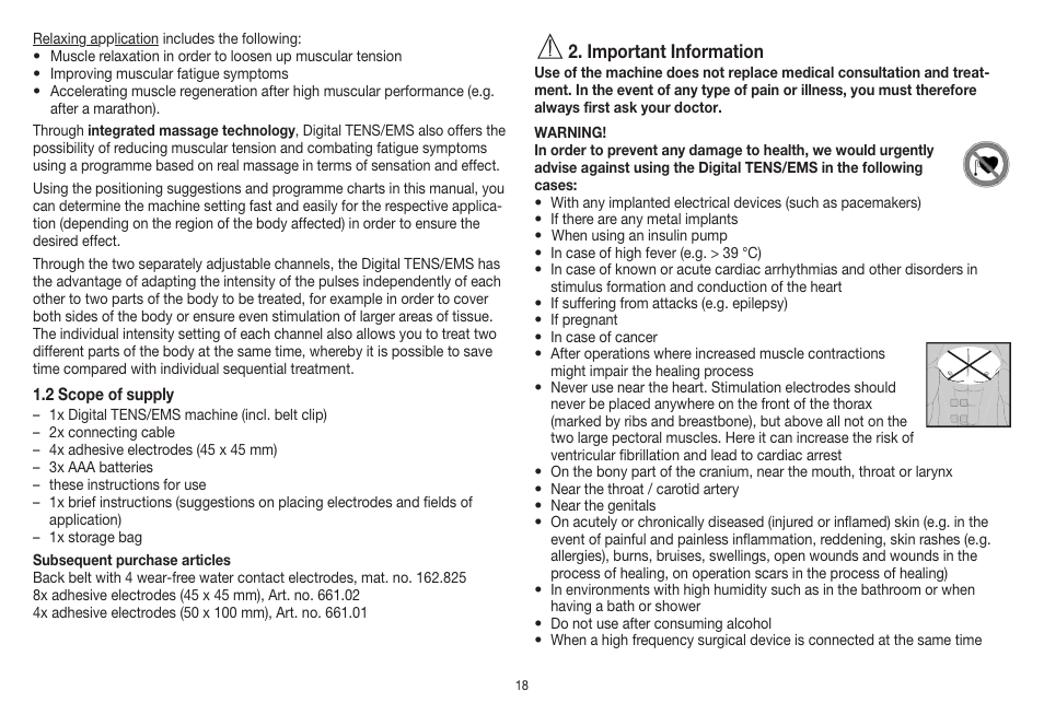 Beurer EM 41 User Manual | Page 18 / 112