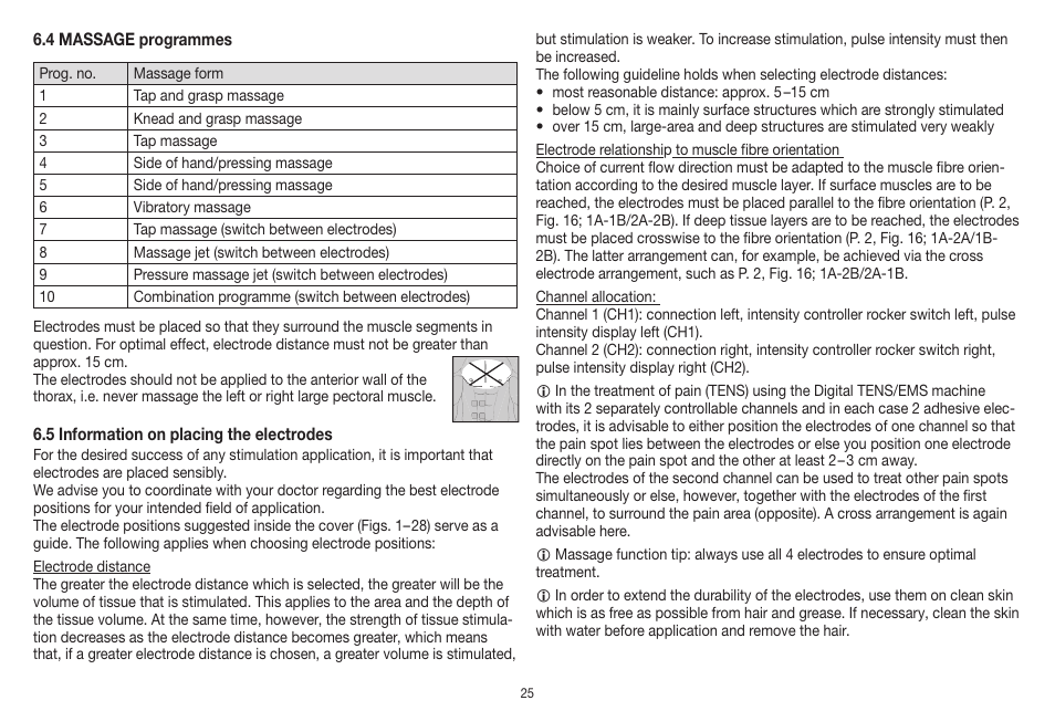 Beurer EM 41 User Manual | Page 25 / 112