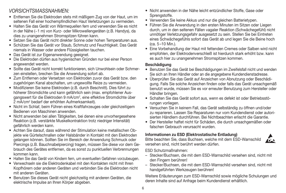 Beurer EM 41 User Manual | Page 6 / 112
