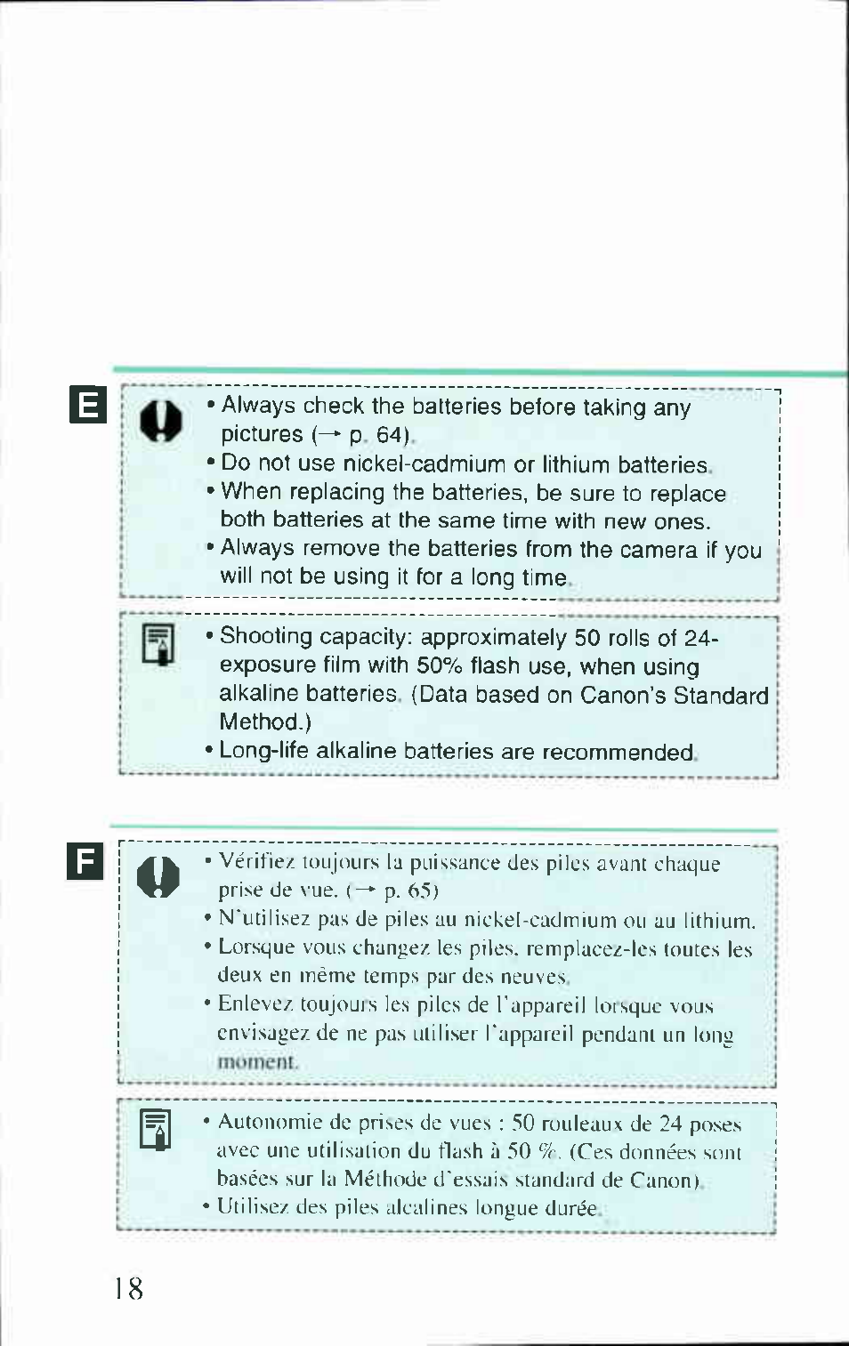Canon BF-80 User Manual | Page 18 / 72