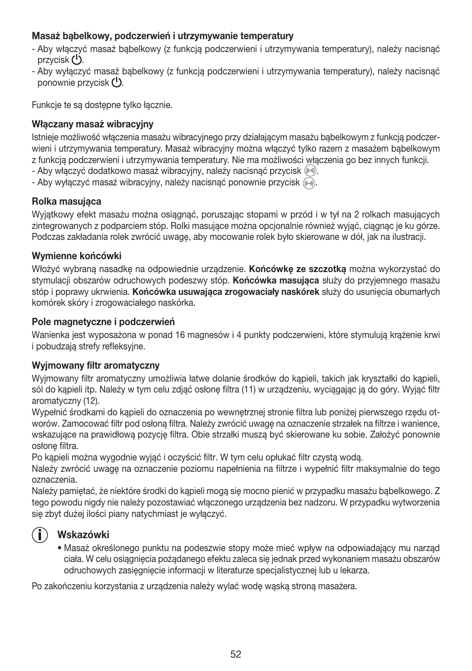 Beurer FB 35 User Manual | Page 52 / 56