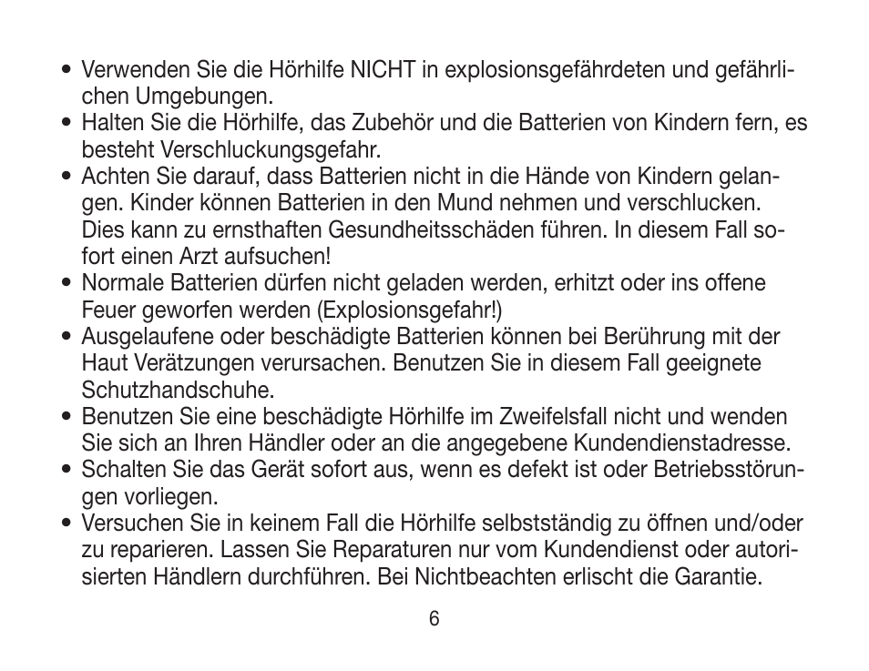 Beurer HA 20 User Manual | Page 6 / 48