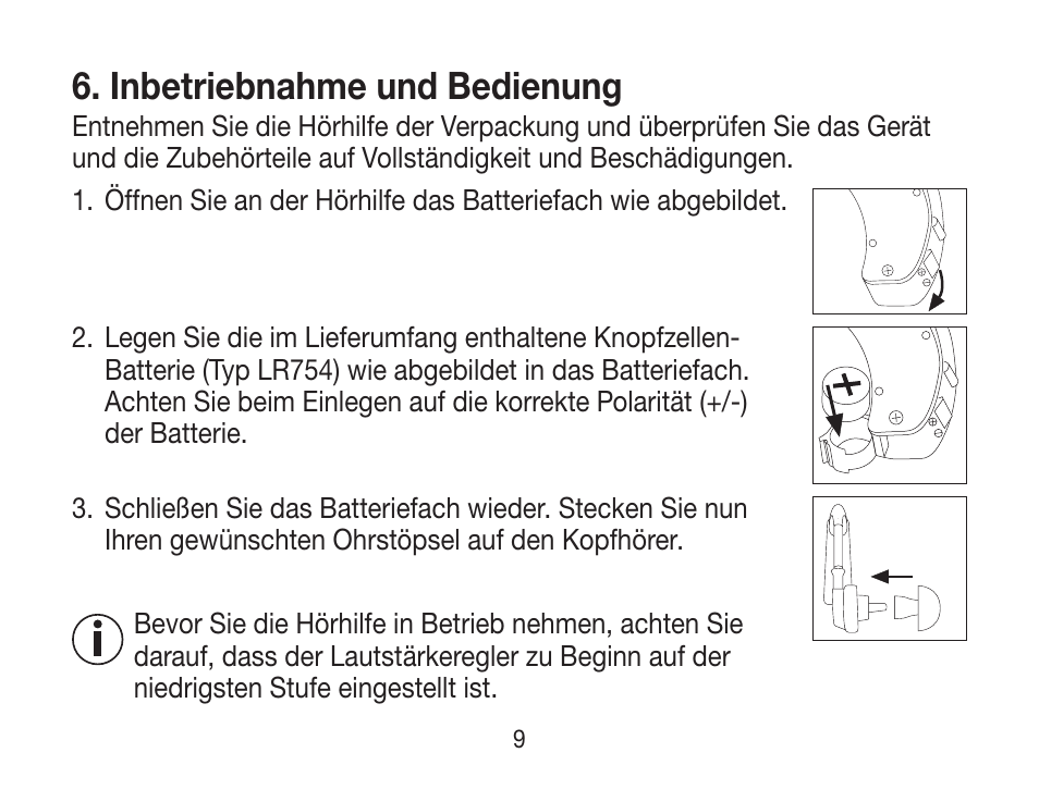 Inbetriebnahme und bedienung | Beurer HA 20 User Manual | Page 9 / 48