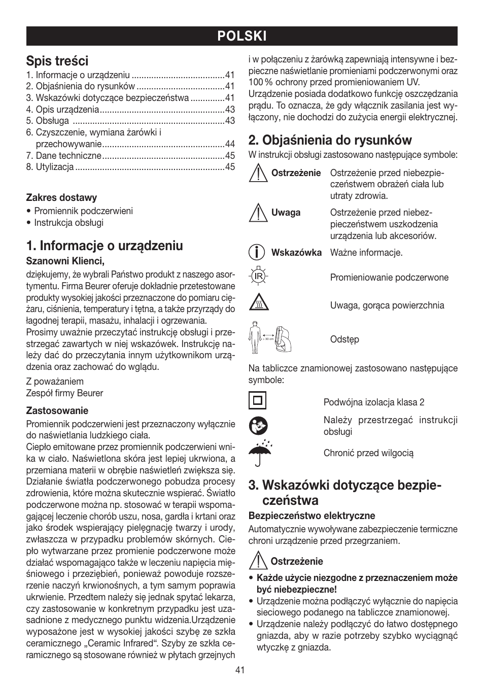 Beurer IL 50 User Manual | Page 41 / 48
