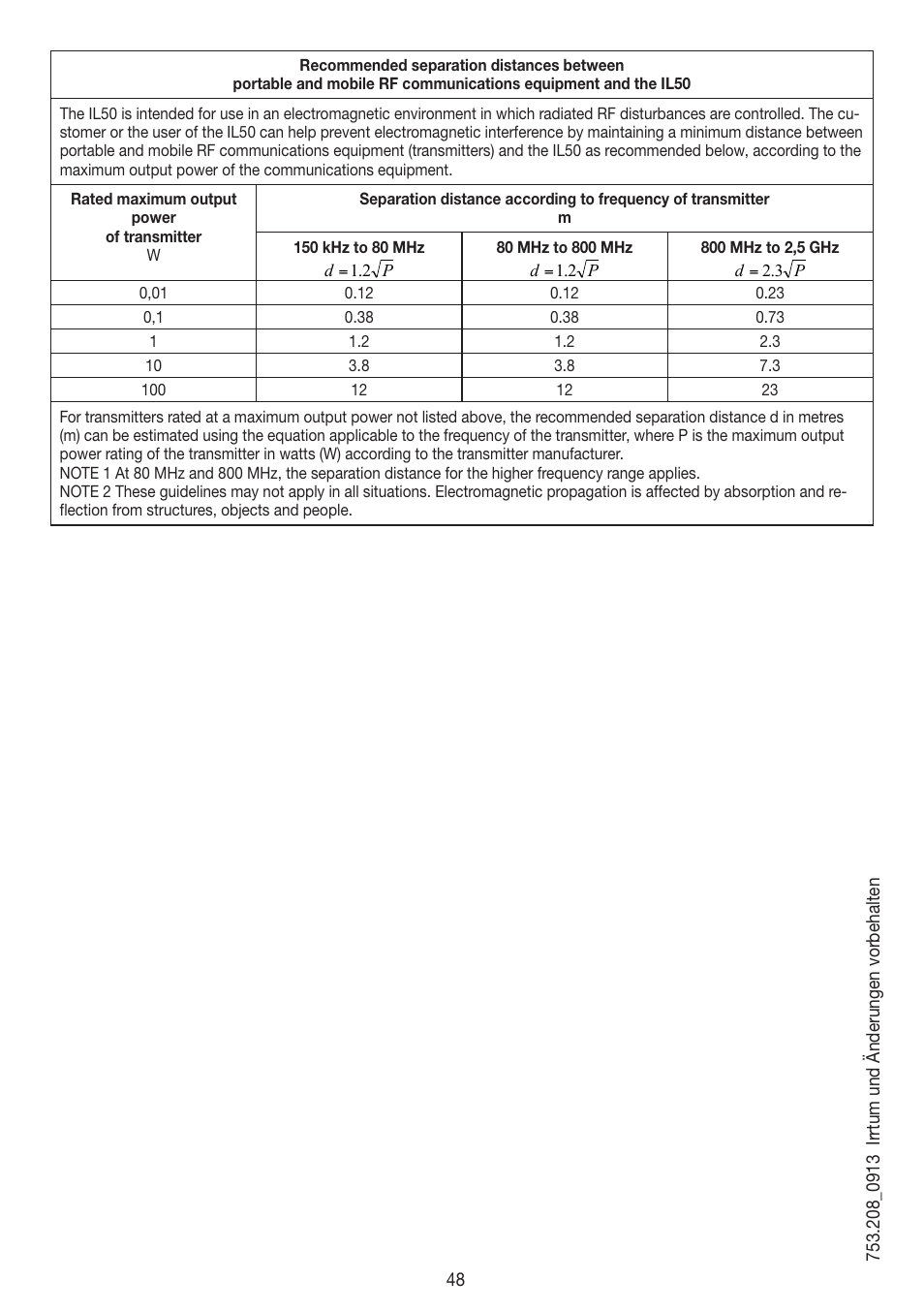 Beurer IL 50 User Manual | Page 48 / 48