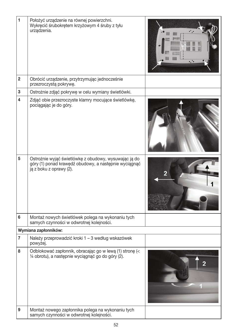 Beurer TL 60 User Manual | Page 52 / 56