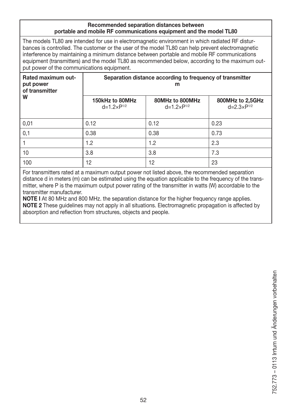 Beurer TL 80 User Manual | Page 52 / 52