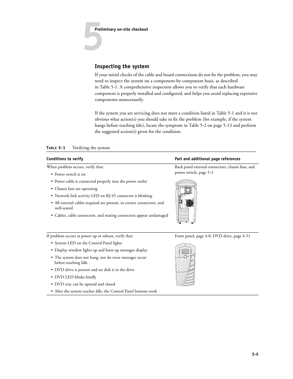 Inspecting the system | Canon COLORPASS-Z6000 PS-NX6000 User Manual | Page 111 / 144