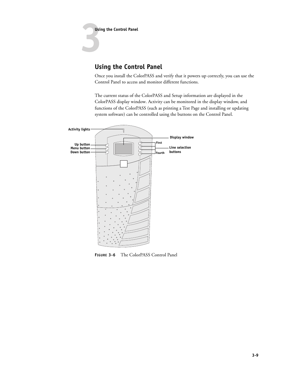 Using the control panel | Canon COLORPASS-Z6000 PS-NX6000 User Manual | Page 37 / 144