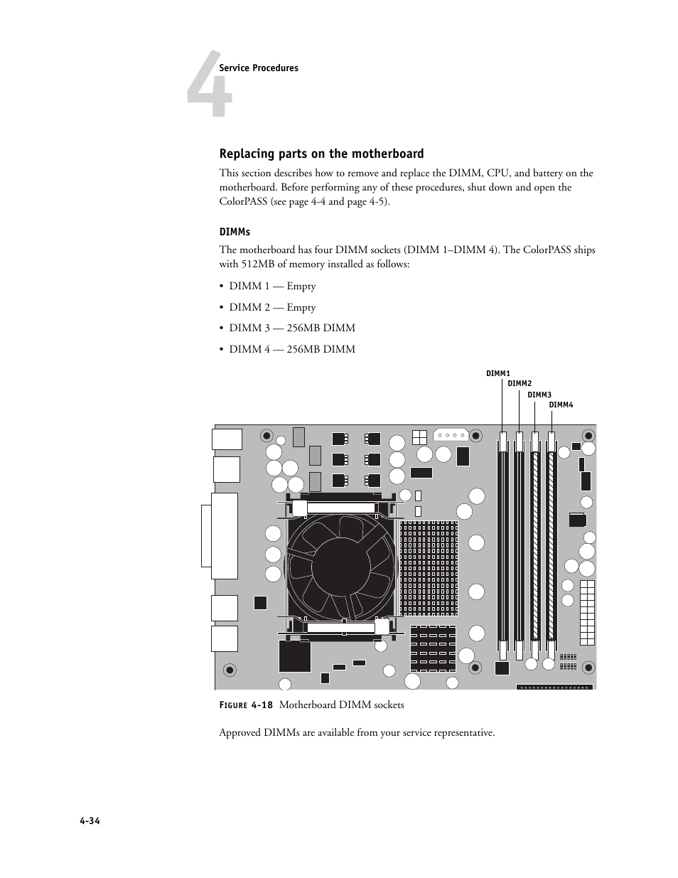 Replacing parts on the motherboard | Canon COLORPASS-Z6000 PS-NX6000 User Manual | Page 80 / 144