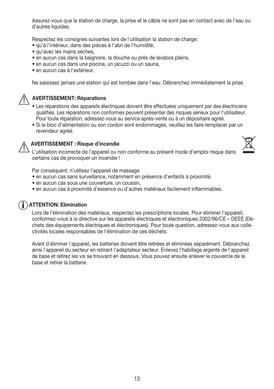 Beurer FCE 60 User Manual | Page 13 / 54