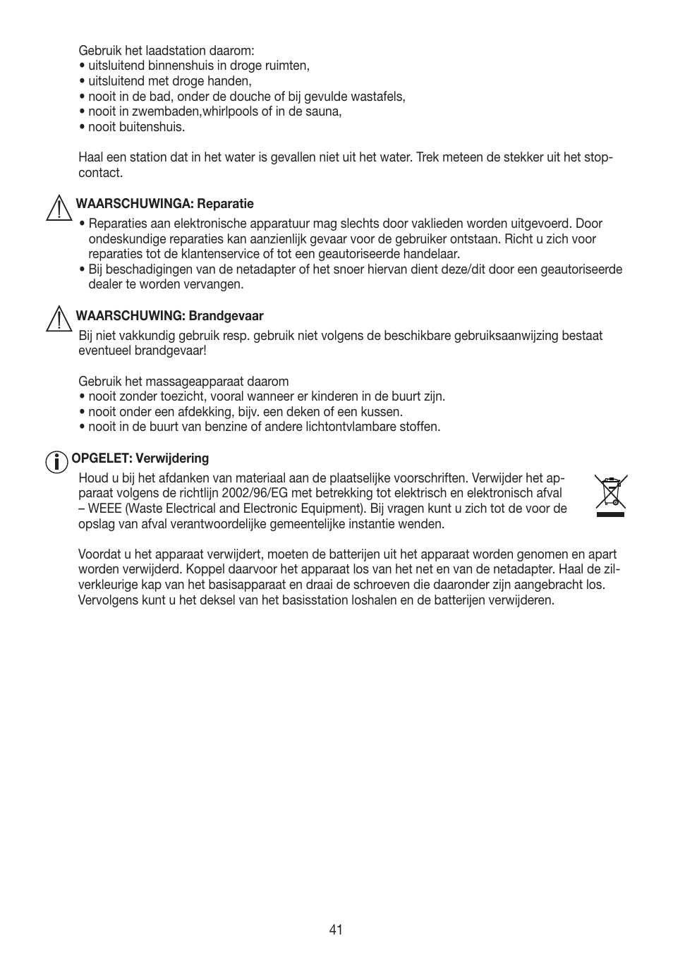 Beurer FCE 60 User Manual | Page 41 / 54