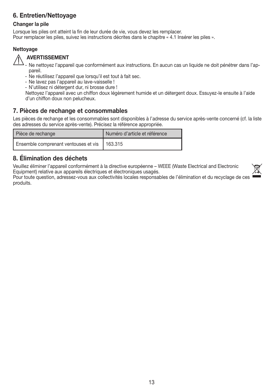 Beurer FCE 79 User Manual | Page 13 / 44