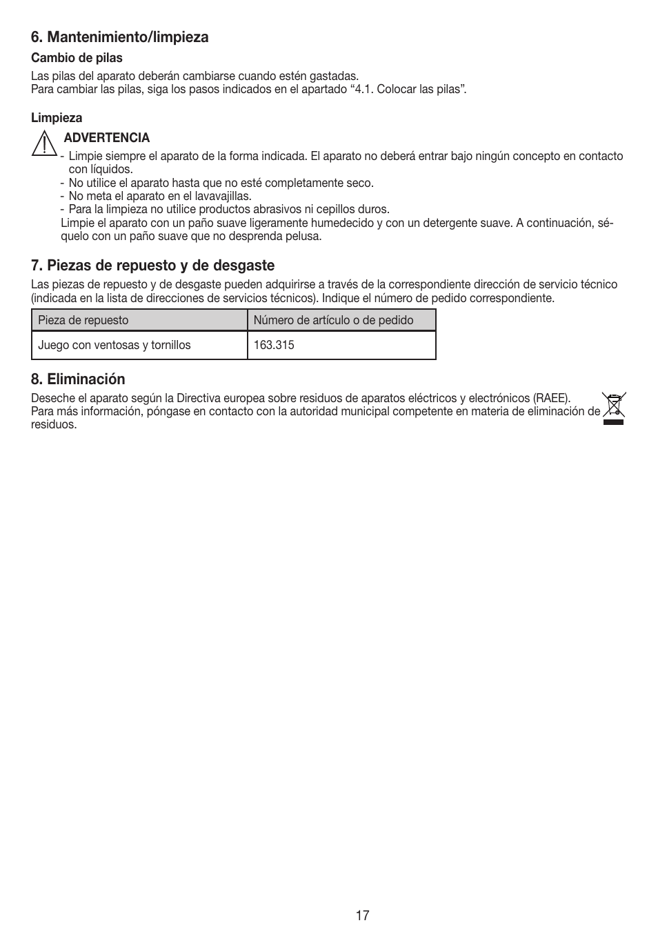 Beurer FCE 79 User Manual | Page 17 / 44