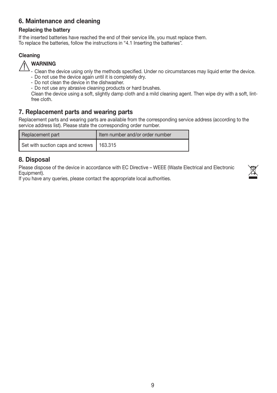 Beurer FCE 79 User Manual | Page 9 / 44