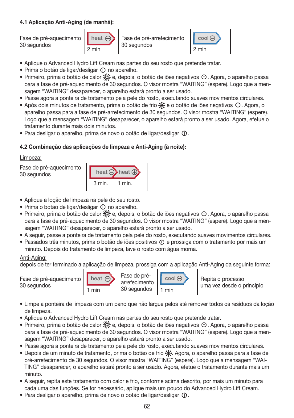 Beurer FCE 90 User Manual | Page 62 / 72