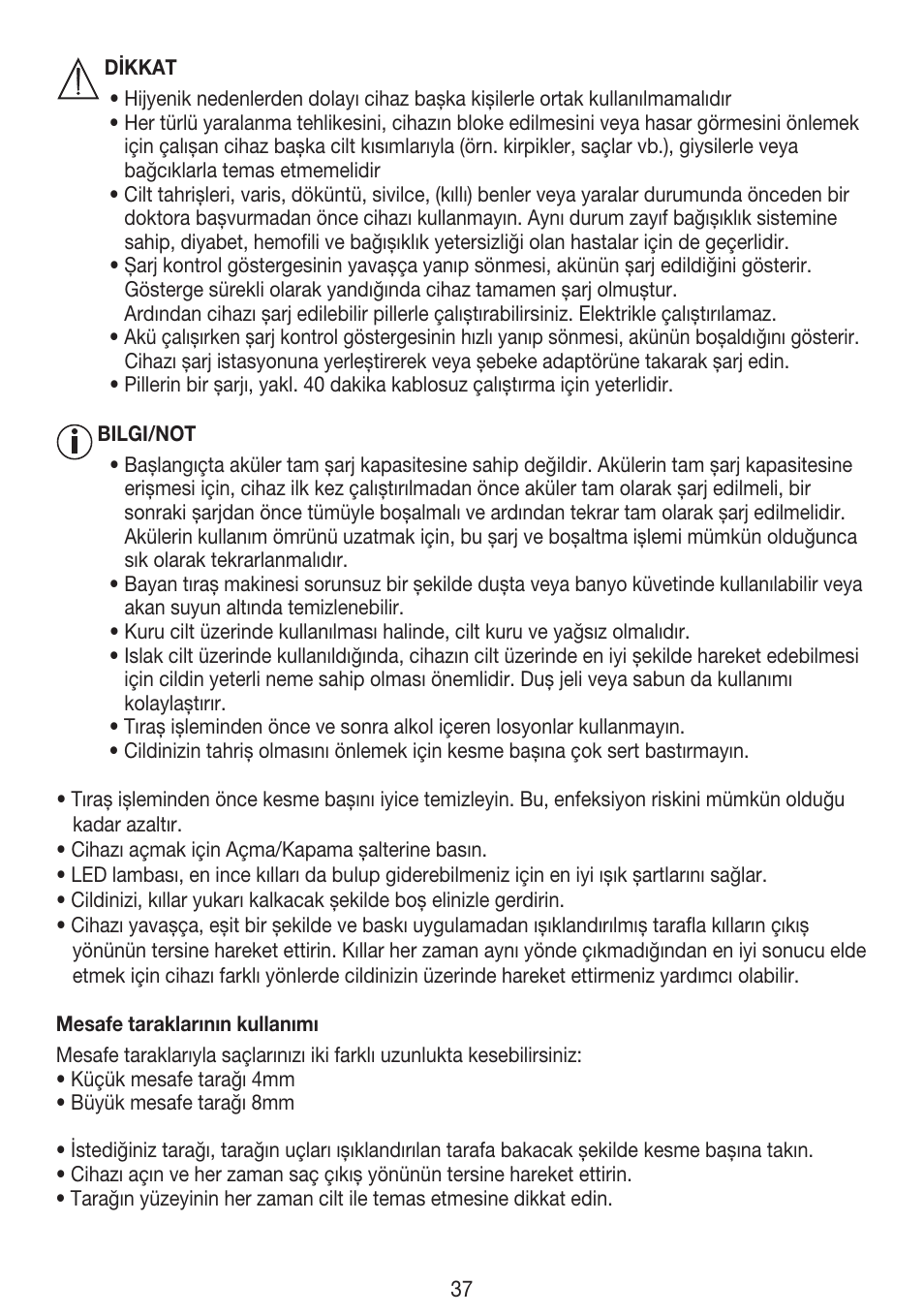 Beurer HLE 30 User Manual | Page 37 / 72