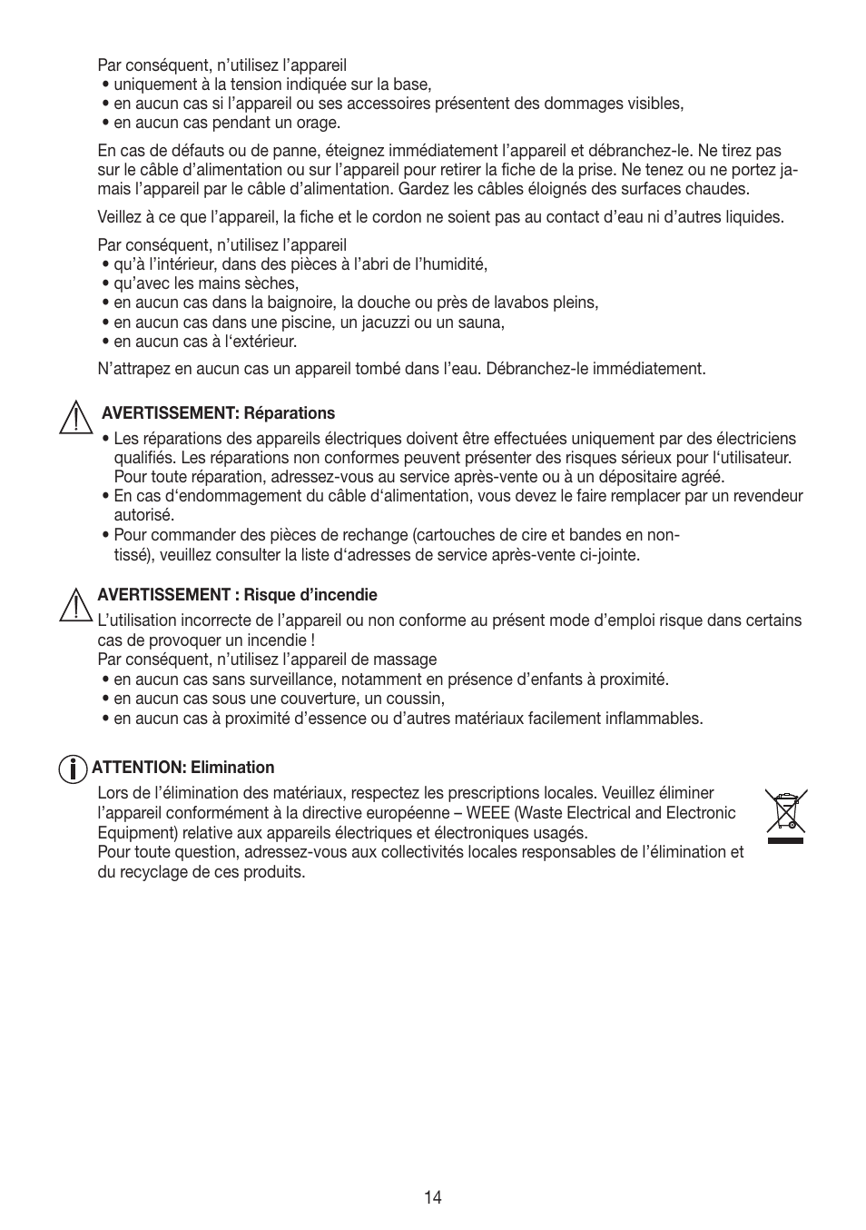 Beurer HLE 40 User Manual | Page 14 / 60