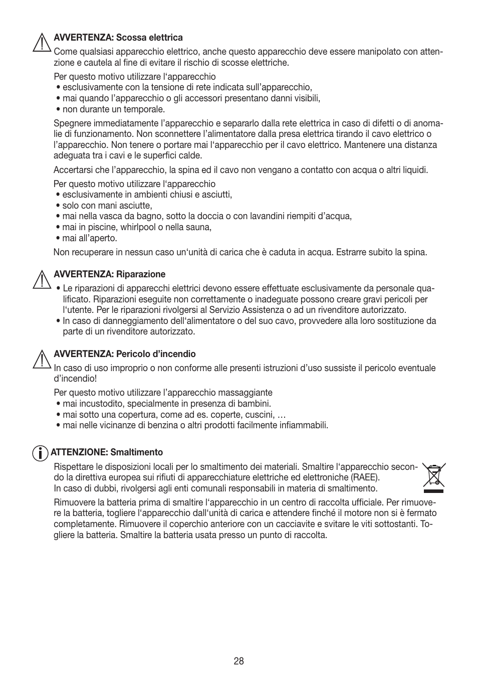 Beurer HLE 60 User Manual | Page 28 / 68