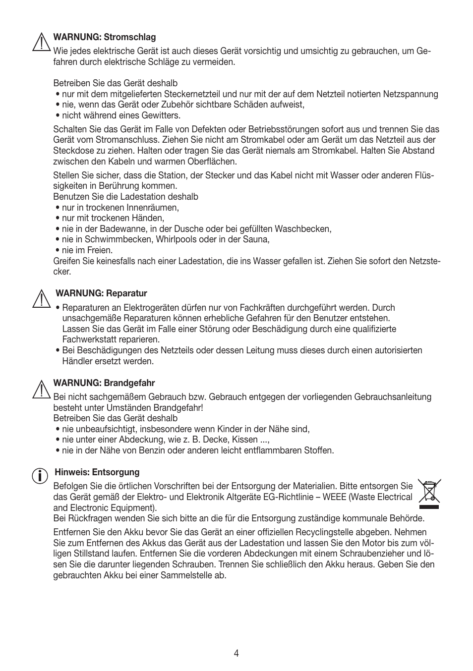 Beurer HLE 60 User Manual | Page 4 / 68