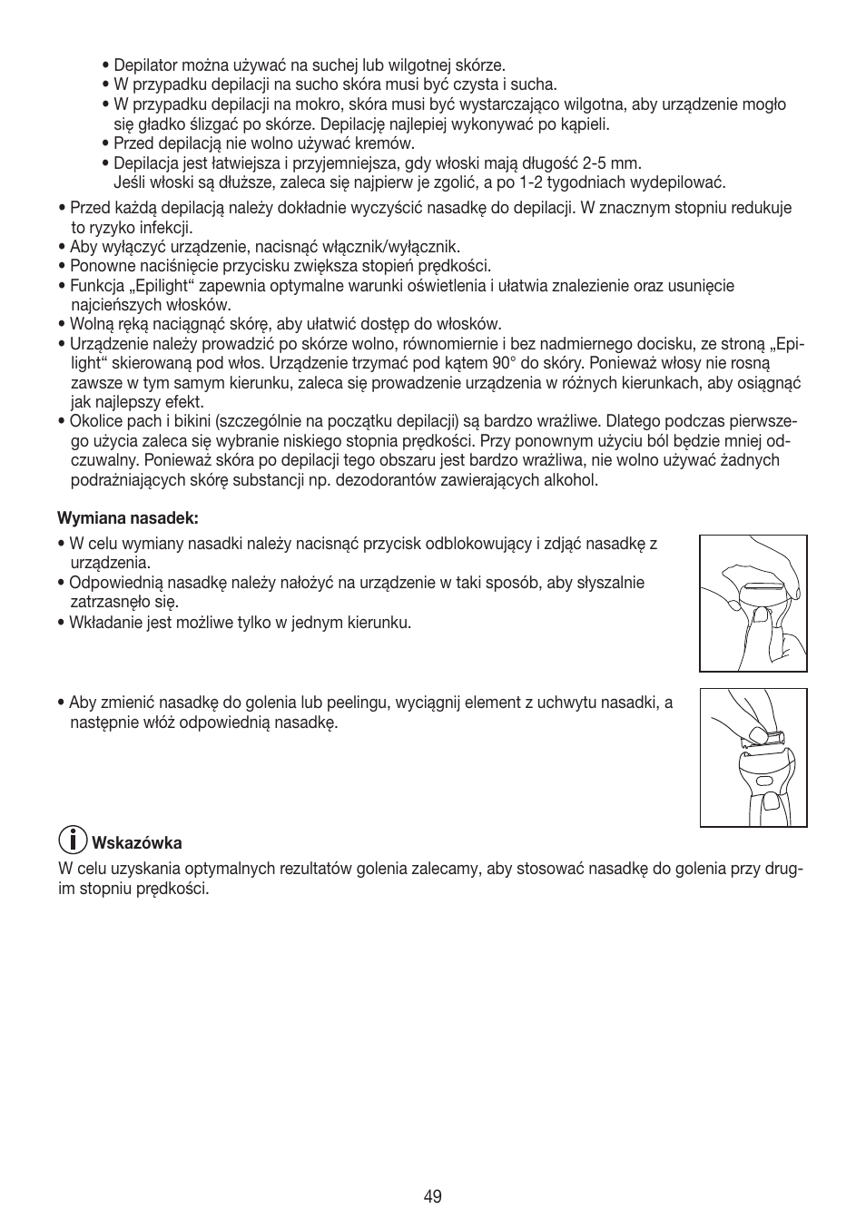 Beurer HLE 60 User Manual | Page 49 / 68