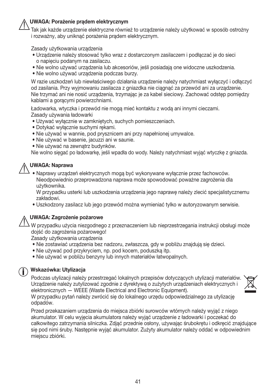Beurer MPE 50 User Manual | Page 41 / 58