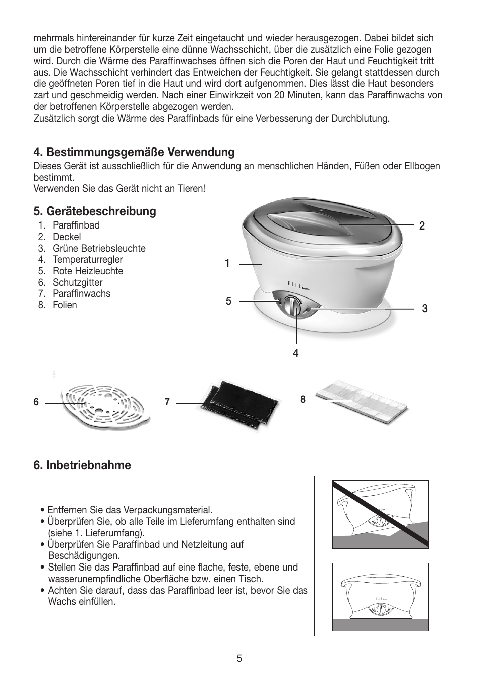 Beurer MPE 70 User Manual | Page 5 / 84